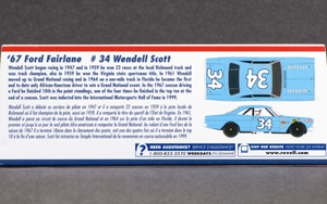 Monogram 85-4827 - 1967 Ford Fairlane. #34 Wendell Scott - 11