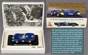 Monogram 85-4833 Lola T70 Mkll - No.6 Sunoco Special. Roger Penske Racing Enterprises: Can-Am 1966. Mark Donohue - 06