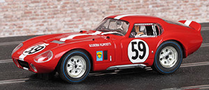 Monogram 85-4834 Shelby Cobra Daytona Coupe - #59 Scuderia Filipinetti. DNF, Le Mans 24 Hours 1965. Peter Sutcliffe / Peter Harper