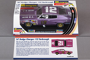 Monogram 85-4844 - 1967 Dodge Charger. #12 NASCAR 1967. Sponsor/Owner: Jon Thorne. Driver: LeeRoy Yarbrough - 09