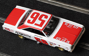 Monogram 85-4888 - 1966 Plymouth #56. Owner: Norm Nelson. USAC Stock Car, Milwaukee Mile 1966. Jim Hurtubise - 04