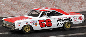 Monogram 85-4888 - 1966 Plymouth #56. Owner: Norm Nelson. USAC Stock Car, Milwaukee Mile 1966. Jim Hurtubise