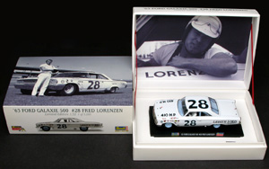 Monogram 85-4892/Revell 08333 - 1963 Ford Galaxie 500. #28 LaFayette Ford / Holman-Moody. Fred Lorenzen, NASCAR 1963 - 12
