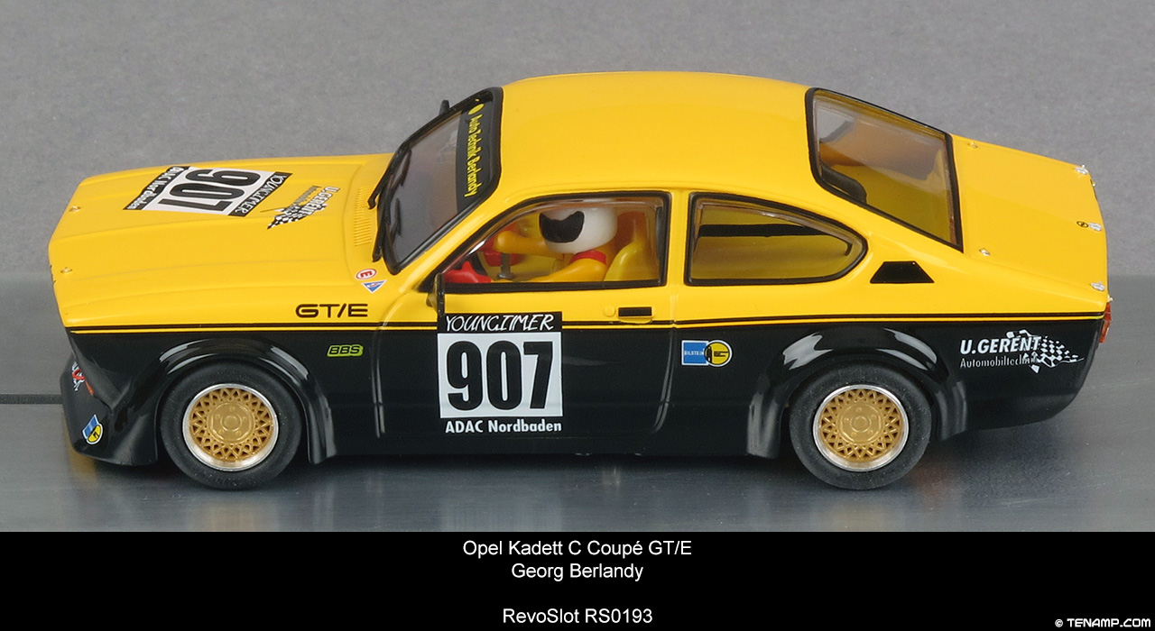 RevoSlot RS0193 Opel Kadett C Coupé GT/E - #907 Georg Berlandy