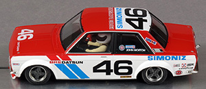 RevoSlot RS0201 Datsun 510 - #46 Simoniz/BRE Datsun. Trans-Am 1971/72, John Morton