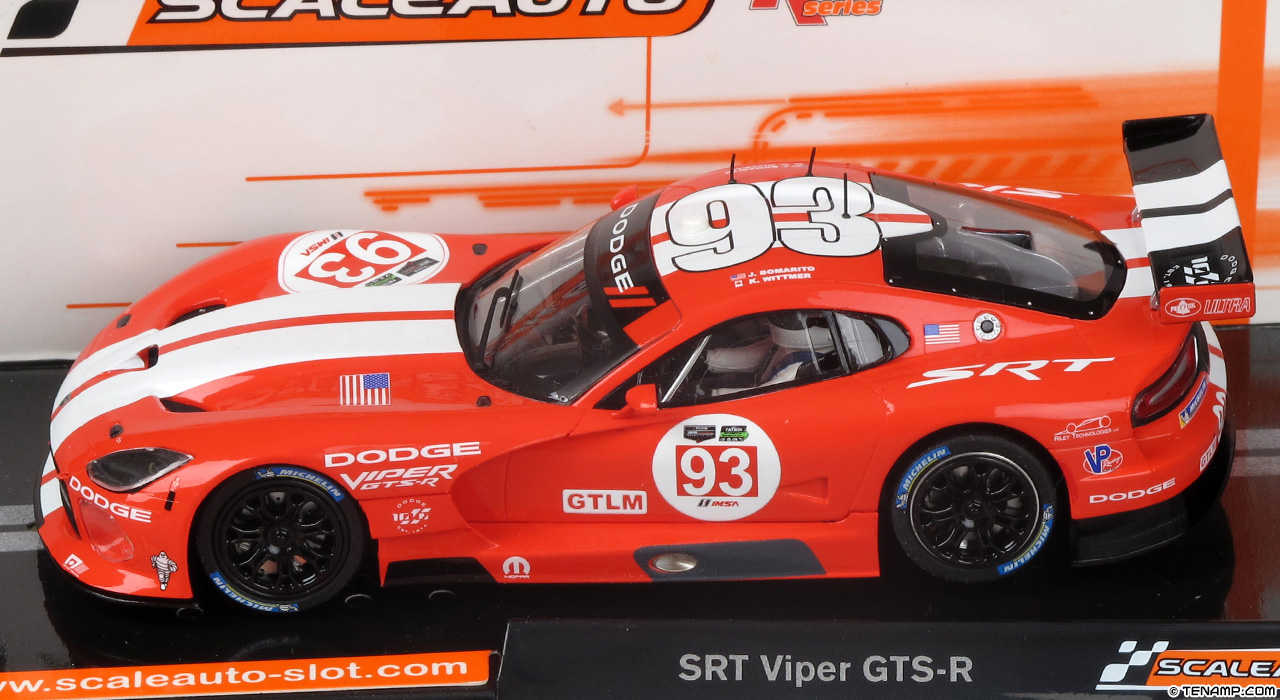 Scaleauto SC-6137R SRT Viper GTS-R - No93 Dodge. SRT Motorsports. 13th place, Watkins Glen 6hr 2014. Jonathan Bomarito / Kuno Wittmer / Marc Goossens