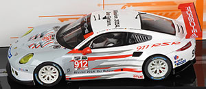 Scaleauto SC-6140R Porsche 991 RSR - No912. Porsche North America. DNF, Daytona 24 Hours 2014. Patricl Long / Michael Christensen / Jörg Bergmeister