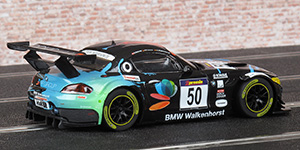 Scalextric C1374 set car No.50 - BMW Z4 GT3. Walkenhorst Motorsport. 18th place, DMV 4 Hours, VLN Endurance Racing Championship, Nürburgring 2016. Henry Walkenhorst / Peter Posavac / Daniela Schmid - 02