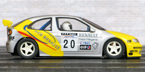 Scalextric C2010 Renault Mégane Maxi - #20 Red Renault. Winner, 2-litre class, Rallye Catalunya Costa Brava 1996. Oriol Gómez / Marc Marti - 05