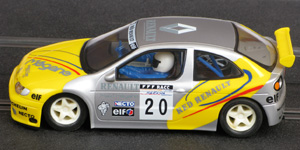 Scalextric C2010 Renault Mégane Maxi - #20 Red Renault. Winner, 2-litre class, Rallye Catalunya Costa Brava 1996. Oriol Gómez / Marc Marti - 06