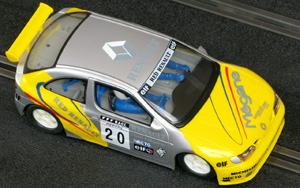 Scalextric C2010 Renault Mégane Maxi - #20 Red Renault. Winner, 2-litre class, Rallye Catalunya Costa Brava 1996. Oriol Gómez / Marc Marti - 07