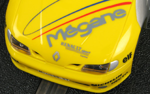 Scalextric C2010 Renault Mégane Maxi - #20 Red Renault. Winner, 2-litre class, Rallye Catalunya Costa Brava 1996. Oriol Gómez / Marc Marti - 09