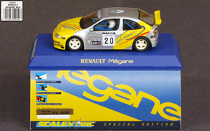 Scalextric C2010 Renault Mégane Maxi - #20 Red Renault. Winner, 2-litre class, Rallye Catalunya Costa Brava 1996. Oriol Gómez / Marc Marti - 11