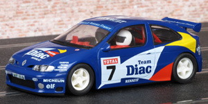 Scalextric c2094 Renault Mégane - #7. Team Diac Renault - 01