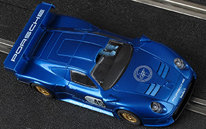 Scalextric C2138 Porsche 911 GT1 - #45 blue car from Argos exclusive set C1032 "Endurance GT1" - 04