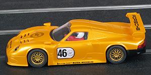 Scalextric C2139 Porsche 911 GT1 - #46 orange car from Argos exclusive set C1032 "Endurance GT1" - 03