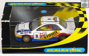 Scalextric C2177 Subaru Impreza WRC - #9 Stomil/Mobil 1. 7th place, Rally Argentina 1998. Krzysztof Holowczyc / Maciej Wislawski - 12