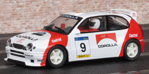Scalextric C2178 Toyota Corolla WRC. #9. Freddy Loix / Sven Smeets 1998 - 01