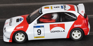 Scalextric C2178 Toyota Corolla WRC. #9. Freddy Loix / Sven Smeets 1998 - 06
