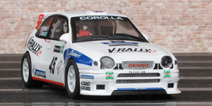Scalextric C2183 Toyota Corolla WRC. #45 V-Rally. DNF, Network Q Rally of Great Britain 1999. Martin Brundle / Arne Hertz - 03