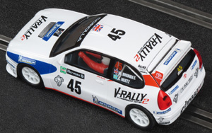 Scalextric C2183 Toyota Corolla WRC. #45 V-Rally. DNF, Network Q Rally of Great Britain 1999. Martin Brundle / Arne Hertz - 08