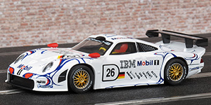 Scalextric C2190 Porsche 911 GT1 - No.26 IBM / Mobil 1. Livery as Porsche 911 GT1-98 winner at Le Mans 24 Hours 1998 - 01