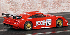 Scalextric C2202 Porsche 911 GT1 - #11 Fujifilm / 100+ Team Dynamics: 3rd place, Privilege Insurance GT Championship 1998, round 5. David Leslie / Matt Neal - 02