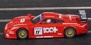 Scalextric C2202 Porsche 911 GT1 - #11 Fujifilm / 100+ Team Dynamics: 3rd place, Privilege Insurance GT Championship 1998, round 5. David Leslie / Matt Neal - 03