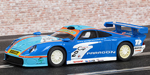 Scalextric C2229 Porsche 911 GT1 - No.2 Paragon. Livery based on the Porsche 996 raced by Mark Sumpter in the 1998 British Porsche Carrera Cup - 01