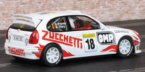 Scalextric C2312 Toyota Corolla WRC - #18 Zucchetti. 5th place, Rally Monte Carlo 2000. Bruno Thiry / Stéphane Prévot - 02
