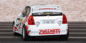 Scalextric C2312 Toyota Corolla WRC - #18 Zucchetti. 5th place, Rally Monte Carlo 2000. Bruno Thiry / Stéphane Prévot - 04