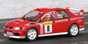 Scalextric C2364 Mitsubishi Lancer WRC. Monte Carlo Rally 2002. Alistair McRae 01