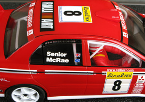 Scalextric C2364 Mitsubishi Lancer WRC. Monte Carlo Rally 2002. Alistair McRae 09