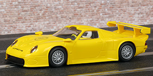 Scalextric C2449 Porsche 911 GT1 - Yellow. Scalextric Collectors Club model 2002 - 01