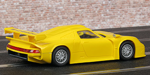 Scalextric C2449 Porsche 911 GT1 - Yellow. Scalextric Collectors Club model 2002 - 02