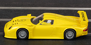 Scalextric C2449 Porsche 911 GT1 - Yellow. Scalextric Collectors Club model 2002 - 03