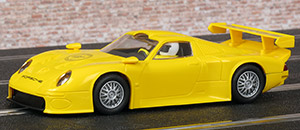 Scalextric C2449 Porsche 911 GT1 - Yellow. Scalextric Collectors Club model 2002