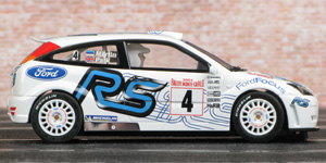 Scalextric C2489 Ford Focus WRC - #4 Ford RS. 4th place, Rallye Monte-Carlo 2003. Markko Märtin / Michael Park - 05