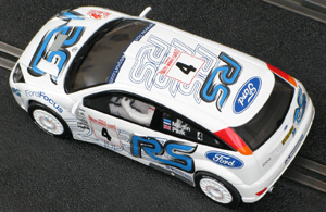 Scalextric C2489 Ford Focus WRC - #4 Ford RS. 4th place, Rallye Monte-Carlo 2003. Markko Märtin / Michael Park - 08