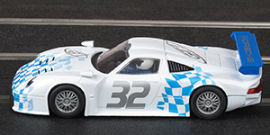 Scalextric C2535 Porsche 911 GT1 - #32 white & blue car from Toys R Us exclusive set C1124 "GT Pursuit" - 03
