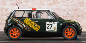 Scalextric C2562 Mini Cooper - No.27 Kingdom Estates / Robert Stern Mini. 3rd place, John Cooper Challenge 2003. Dominic Yarnold - 05