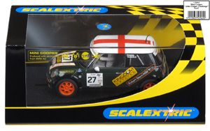 Scalextric C2562 Mini Cooper - No.27 Kingdom Estates / Robert Stern Mini. 3rd place, John Cooper Challenge 2003. Dominic Yarnold - 12