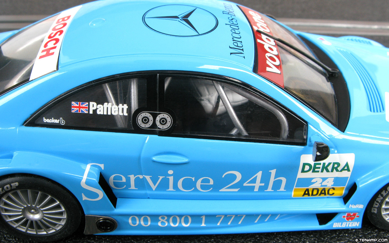 Scalextric C2568 Mercedes CLK DTM - #24 Service 24h. Gary Paffett