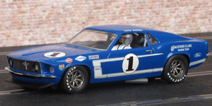 Scalextric C2576 Ford Boss 302 Mustang - No.1, Trans-Am 1969, Peter Revson - 01