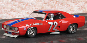 Scalextric C2577 1969 Chevrolet Camaro - #72 V/J Racing. Historic Trans-Am, John Kiland. (First raced in 1970/71 by Jack Westlund) - 01