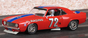 Scalextric C2577 1969 Chevrolet Camaro - #72 V/J Racing. Historic Trans-Am, John Kiland. (First raced in 1970/71 by Jack Westlund)