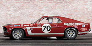 Scalextric C2656 - 1969 Ford Boss 302 Mustang. #70 Stark Hickey Ford Inc. Warren Tope, Trans-Am 1970 - 06