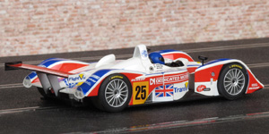 Scalextric C2660 MG Lola EX257 - No.25, TransVu / Dedicated Micros. RML GB (Ray Mallock Ltd). DNF, Le Mans 24 Hours 2004. Thomas Erdos / Mike Newton / Nathan Kinch - 02