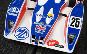 Scalextric C2660 MG Lola EX257 - No.25, TransVu / Dedicated Micros. RML GB (Ray Mallock Ltd). DNF, Le Mans 24 Hours 2004. Thomas Erdos / Mike Newton / Nathan Kinch - 10