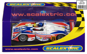 Scalextric C2660 MG Lola EX257 - No.25, TransVu / Dedicated Micros. RML GB (Ray Mallock Ltd). DNF, Le Mans 24 Hours 2004. Thomas Erdos / Mike Newton / Nathan Kinch - 12